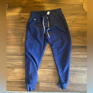 Figs Zamora navy petite jogger pants